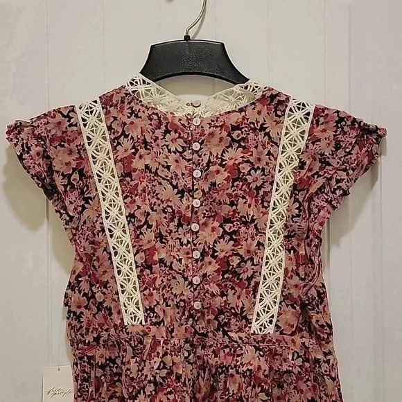 Free People Eva Cotton Floral Tunic Size Small - Picture 10 of 11